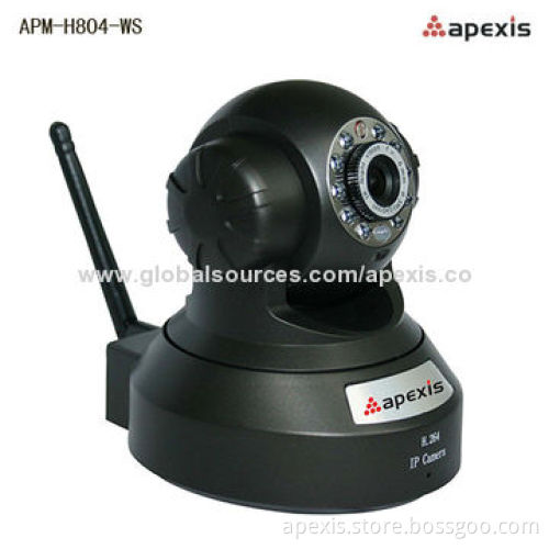 Wireless Auto-tracking Smart Home IP Camera, DDNS, PTZ, Wi-Fi and Infrared Night Visibility